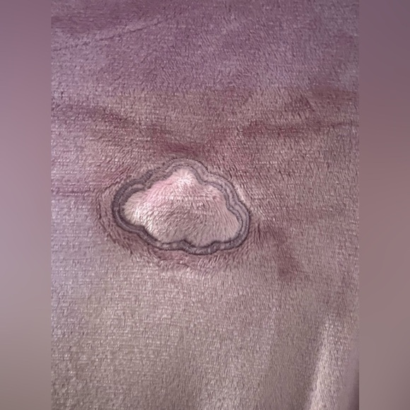 NWT POUF Girl's Velour Long-sleeve Dress, Mauve - Picture 3 of 6